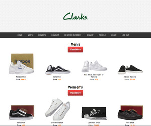 Shoe Website Project